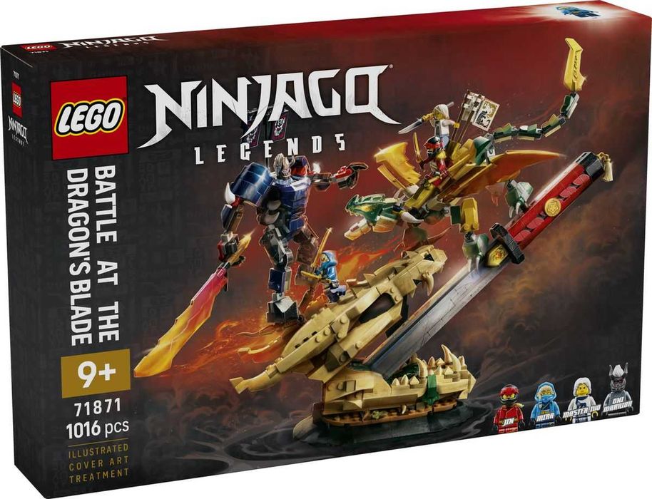 Конструктор LEGO NINJAGO LEGENDS 71871 Битва біля черепа Дракона з мечем