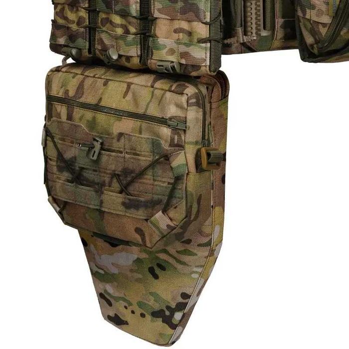 Балістичний захист паху Фартук напашник 2 клас ДСТУ SPECPROM Мультикам