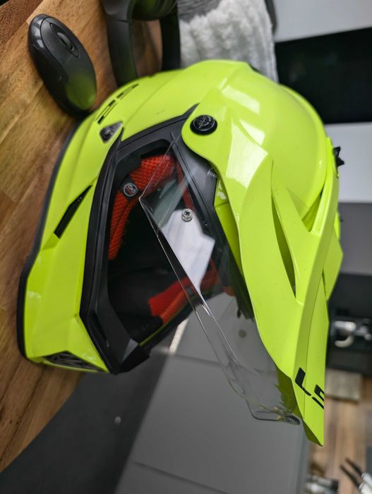 Kask Ls2 MX436 pioneer fluo yellow L