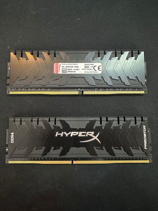 16GB DDR4 Hyper X Predator (8x2)