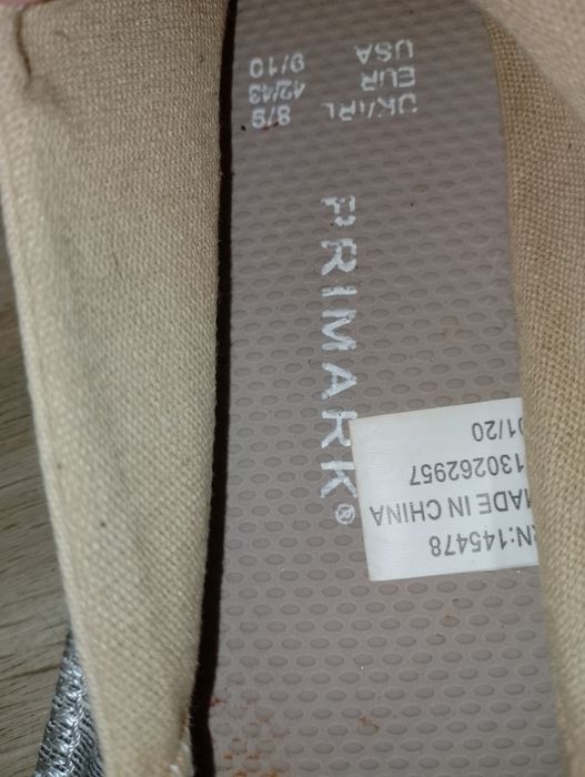 Espadryle hiszpańskie buty 42 43 letnie