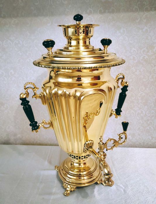 Царский угольный самовар 