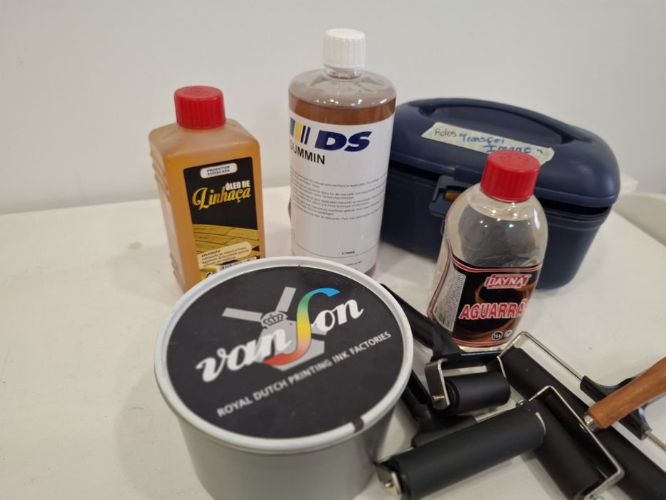 Kit completo de tecnica de transferência de imagem para cerâmica!