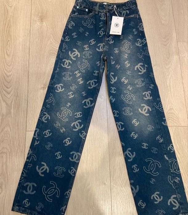 Chanel spodnie damskie jeans