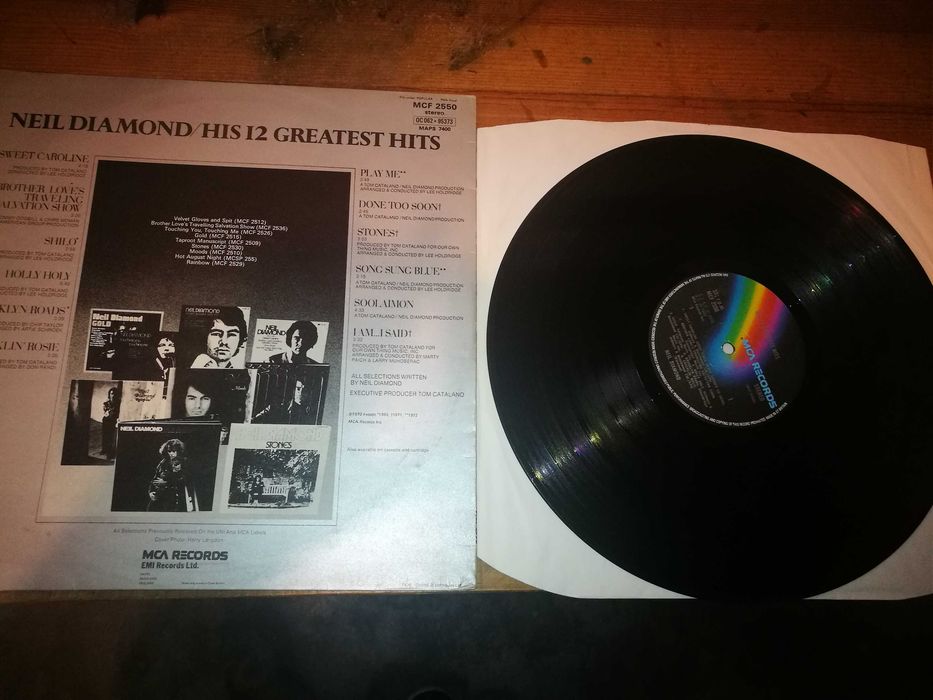 NEIL DIAMOND - His 12 Greatest Hits LP