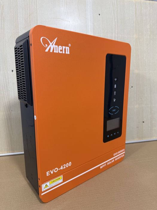 Інвертор 4.2 кВт 24В | MPPT 120A | PV до 450В | Wi-Fi