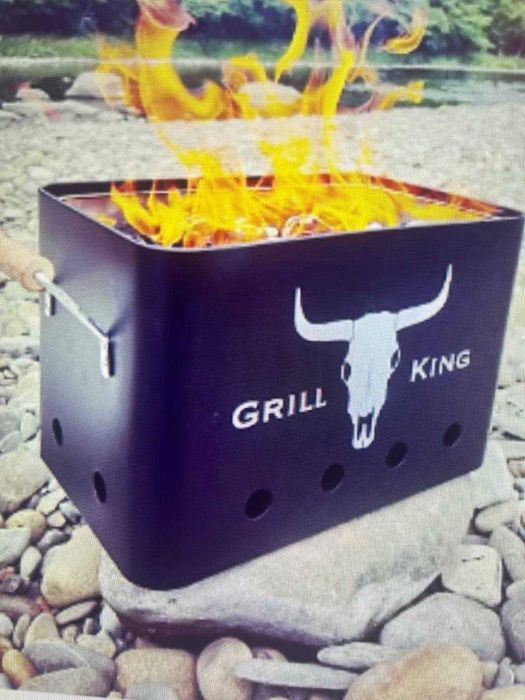 Портативний вугільний гриль барбекю ProGarden Grill King. Новий