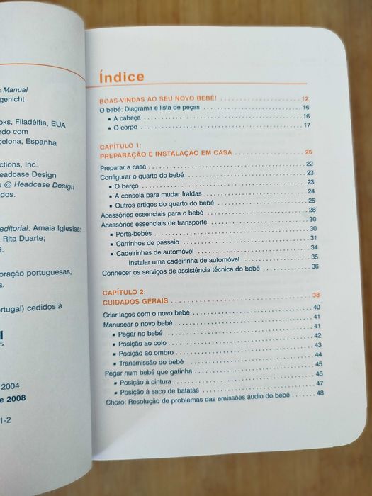 Bebé - Livro de instruções