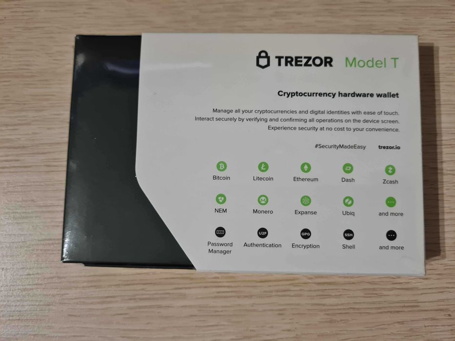 Portfel do Kryptowalut - Trezor Model T