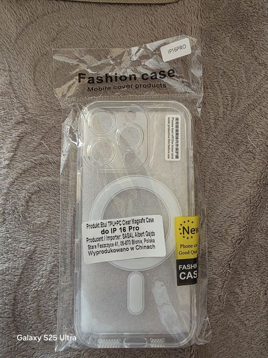 Etui PRZEZROCZYSTE do iPhone 16 PRO do MagSafe