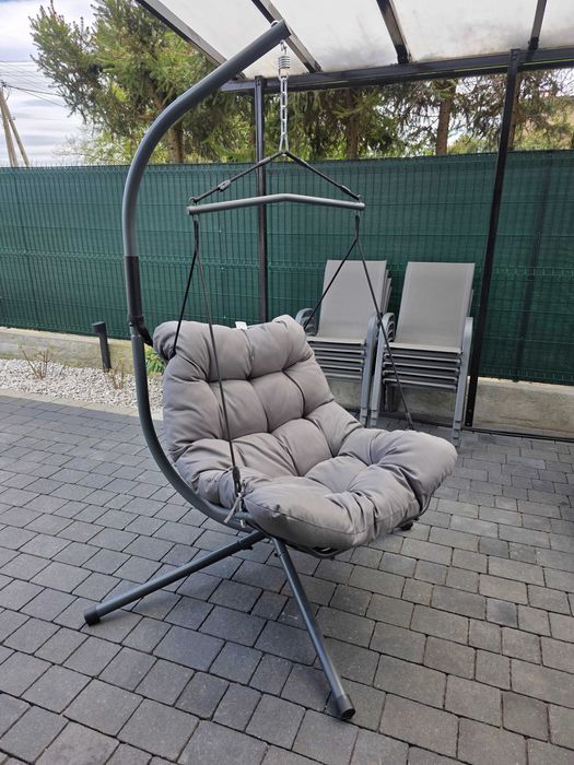 Fotel wiszący kokon Vibe II antracytowy
