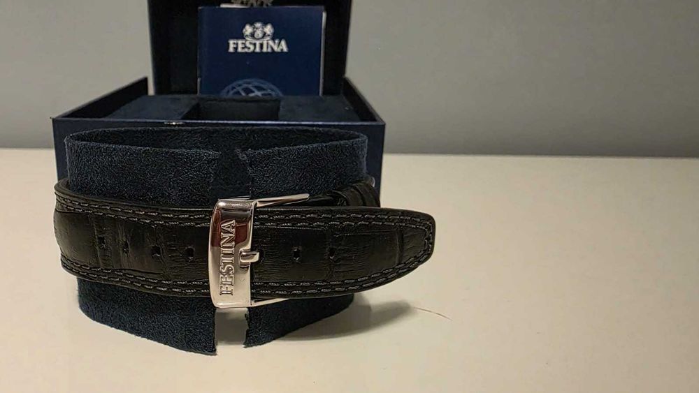 Zegarek Męski Festina Multifunction F16986 | Skórzany Pasek | Box