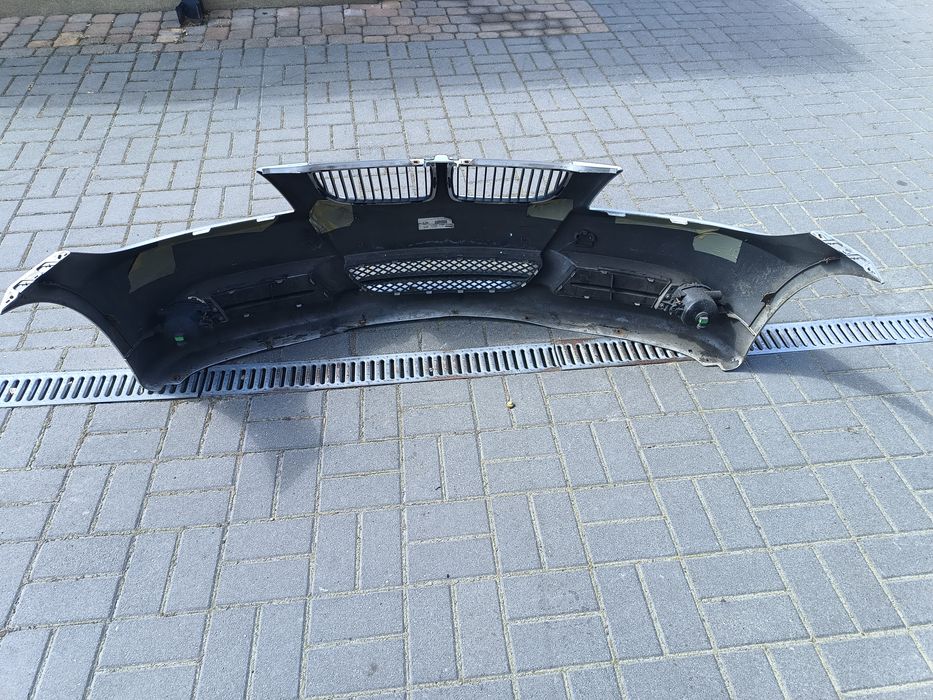 BMW E90 E91 przed lift zderzak przód kompletny grill halogeny