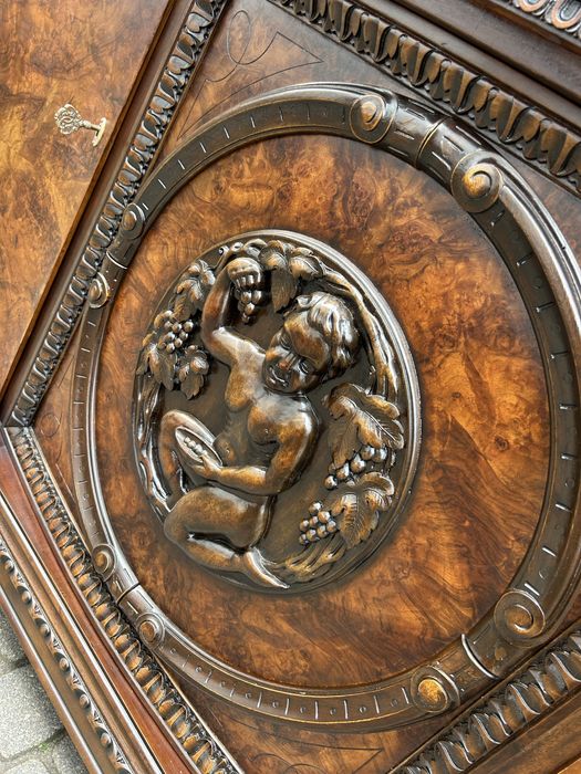 Antyczna Komoda Lwie Łapy Kredens Bufet Antyk Unikat Po Renowacji !