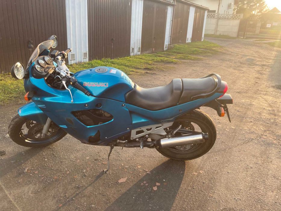 Suzuki GSX 600 F turkusowy  gsx600f gsx600 niebiski motocykl katana czajnik