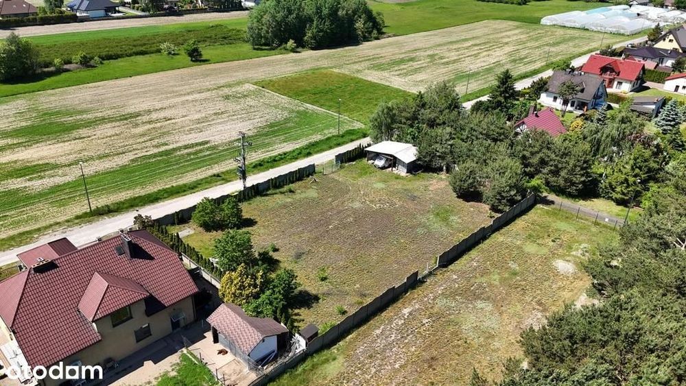Działka Szałe- w pełni uzbrojona.