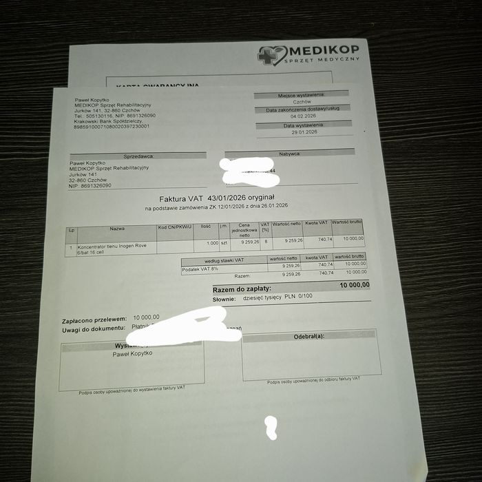 Przenośny Koncentrator tlenu Inogen rove 6