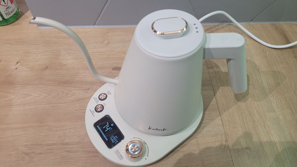 Czajnik Elektryczny Cyfrowy GOOSENECK z Regulacją Temperatury 1100W 1L