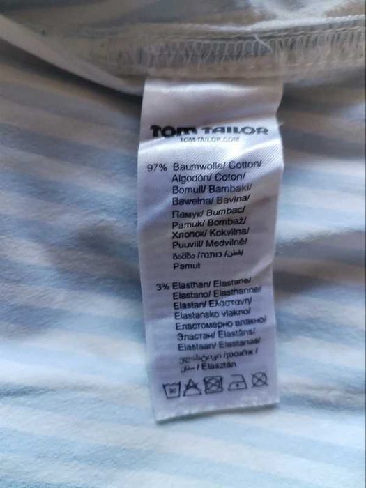 Koszula biało błękitna