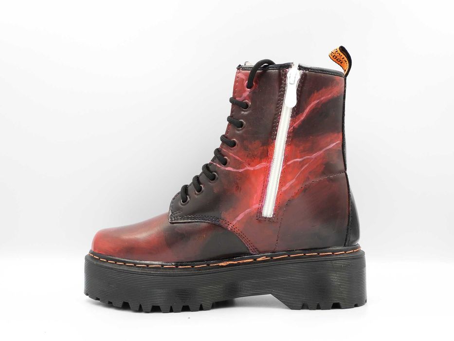 Glany/ workery  czaszka ręcznie malowane  HIT JESIENI 38