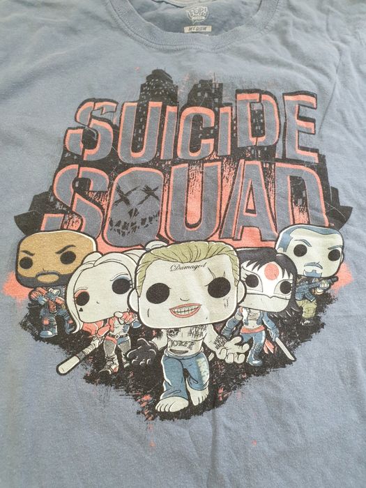 Funko Pop Suicide Squad T-shirt M – oryginalny, niebieski