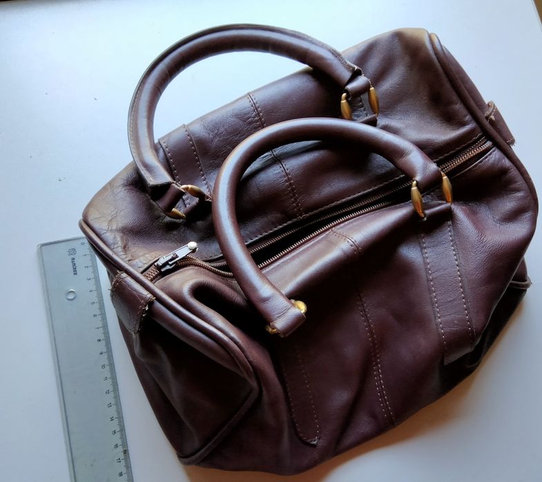 Bolsa em pele Vintage