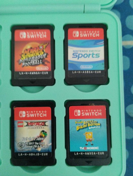 4 jogos Nintendo Switch
