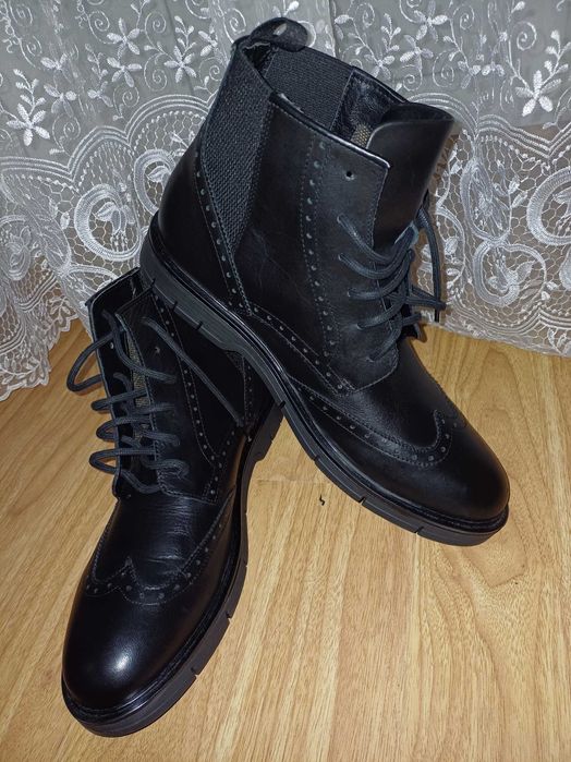 Сапоги new чоловічі шкіряні 44р