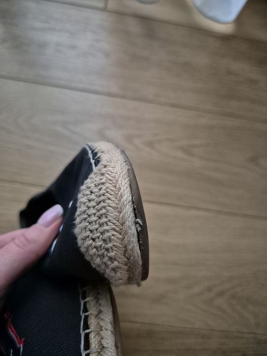 Espadryle tommy hilfiger 37 granat