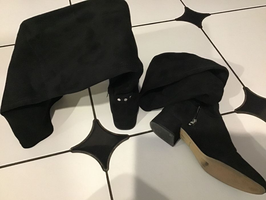 Ботфорты . Сапоги -  чулки. Демисезонные на низком ходу.