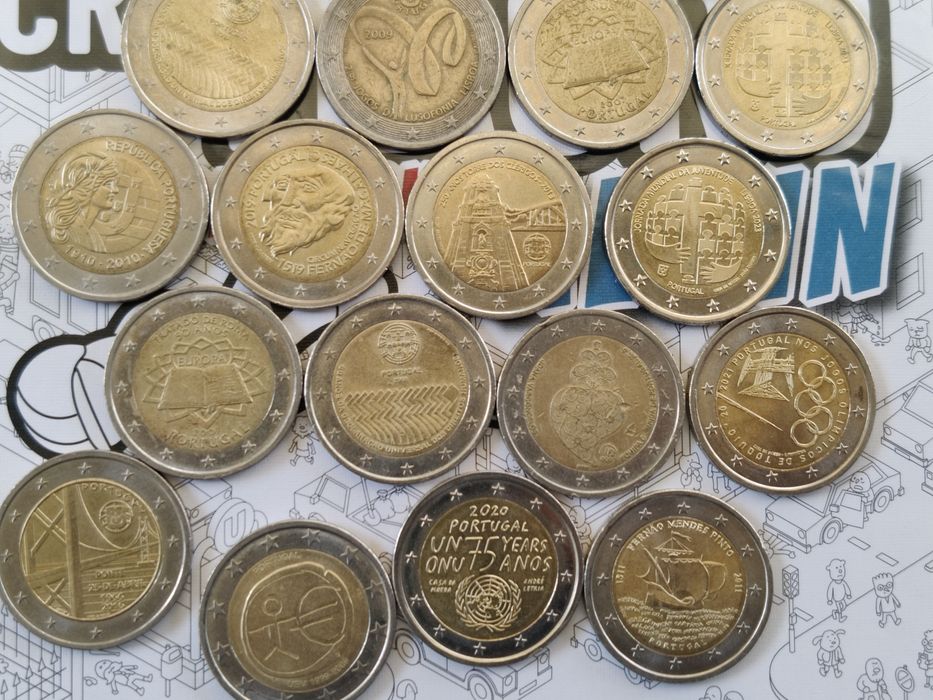 Moedas € comemorativas de Portugal
