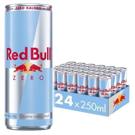 Redbull 250ml.  Redbull zero250ml
