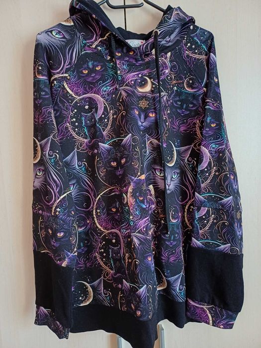 Bluza handmade koty magiczne