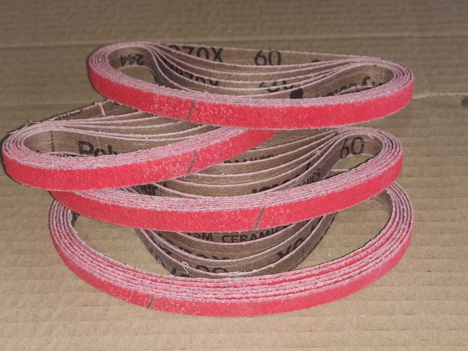Шлифовальная лента 10х330 керамика VSM для электро и пневмонапильников