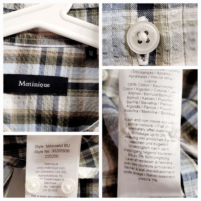 Koszula premium w kratę strukturalny materiał scandi