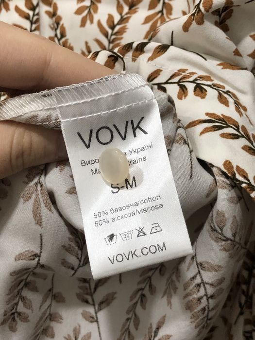 сорочка / блуза vovk з квітковим принтом