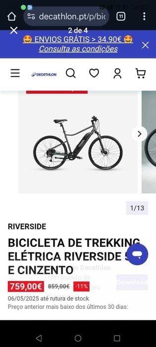 Bike elétrica com chave da bateria e vai uma corrente de brinde.