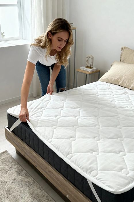 Ochraniacz higieniczny na materac 180x200 Matsafe biały