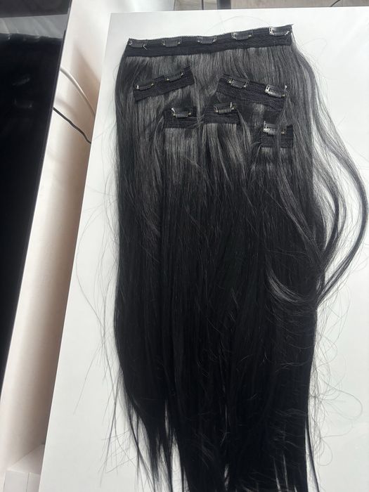 Wlosy clip in 60 cm - 200g gesty zestaw