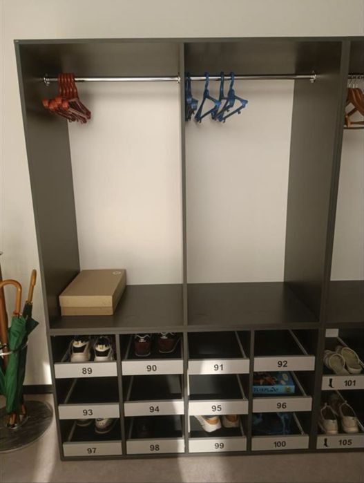 Секція для одягу та взуття, шафа