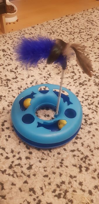 Zabawka na sprężynce piórko piłeczki jedną gratis tanio nowe