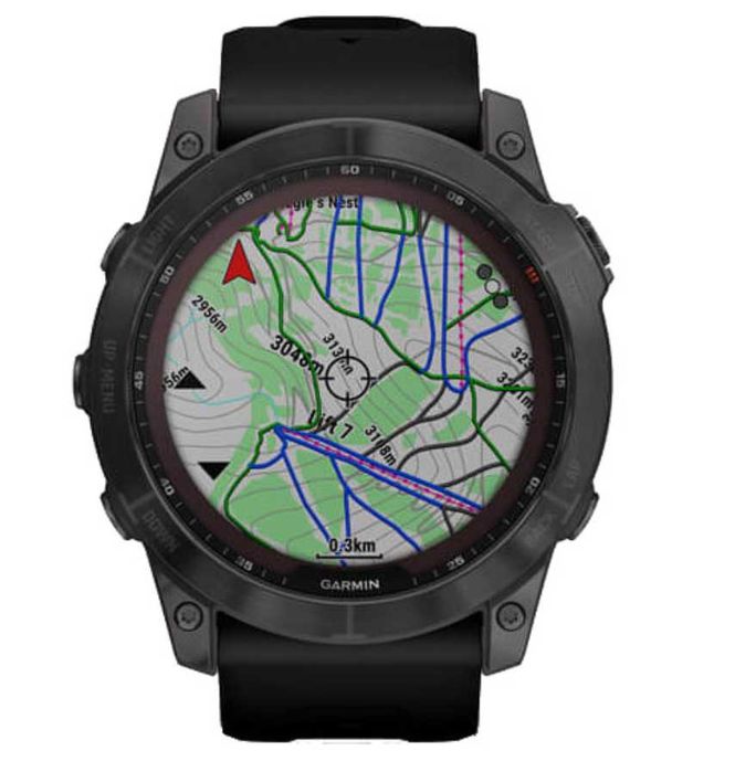 Смарт-годинник Garmin Fenix 7X 51mm Sapphire Solar Carbon 010-02541-10