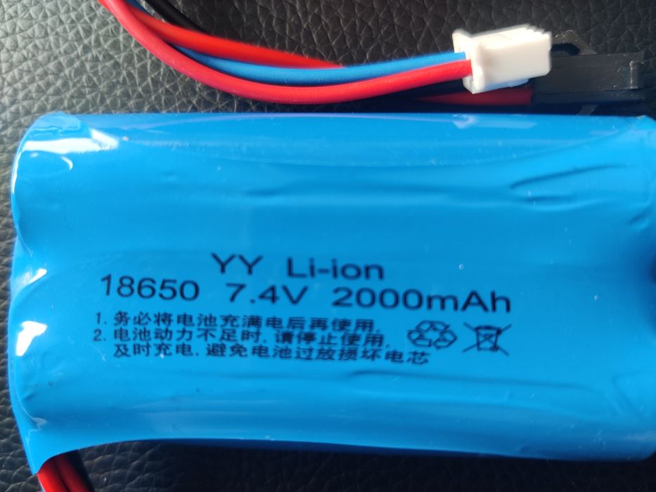 Baterias recarregáveis 7.4V 2000mAh