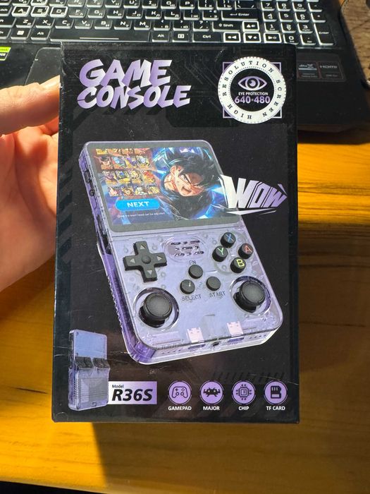 Портативная игровая консоль Game Console R36S 64GB Black ретро игры