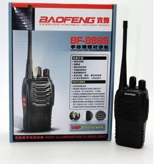 Комплект 2 рації Baofeng 888s з навушниками гарнітурою. Нові