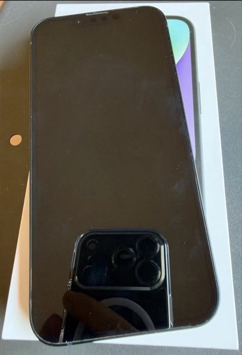 iphone 14 com caixa e fio de carregar