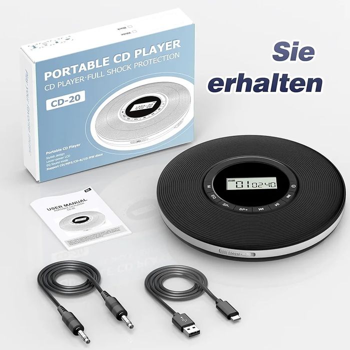 CD плеєр на дисках, AUX, радіо, MP3, TF