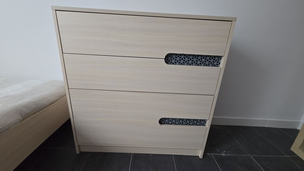 Duży zestaw mebli / jasny dąb