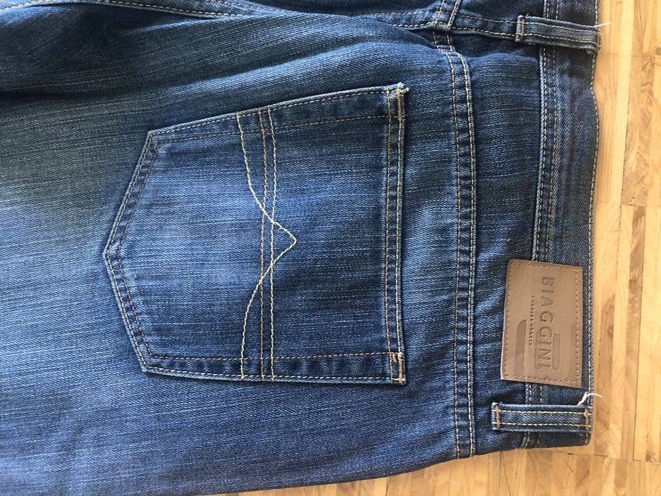 Duże granatowe jeansy 190cm