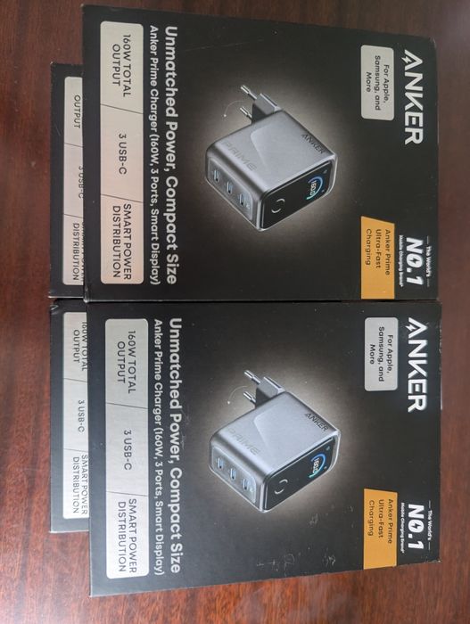 Anker prime 160w charger, зарядка